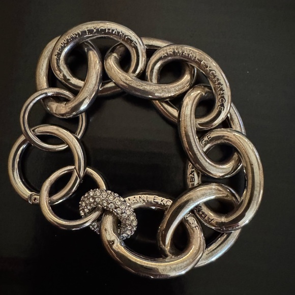 Armani Exchange Metallic Chain Bracelet - Picture 6 of 12